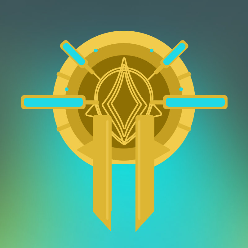 Concept logo of a Void Key from Warframe, a third-person shooting game by Digital Extremes.